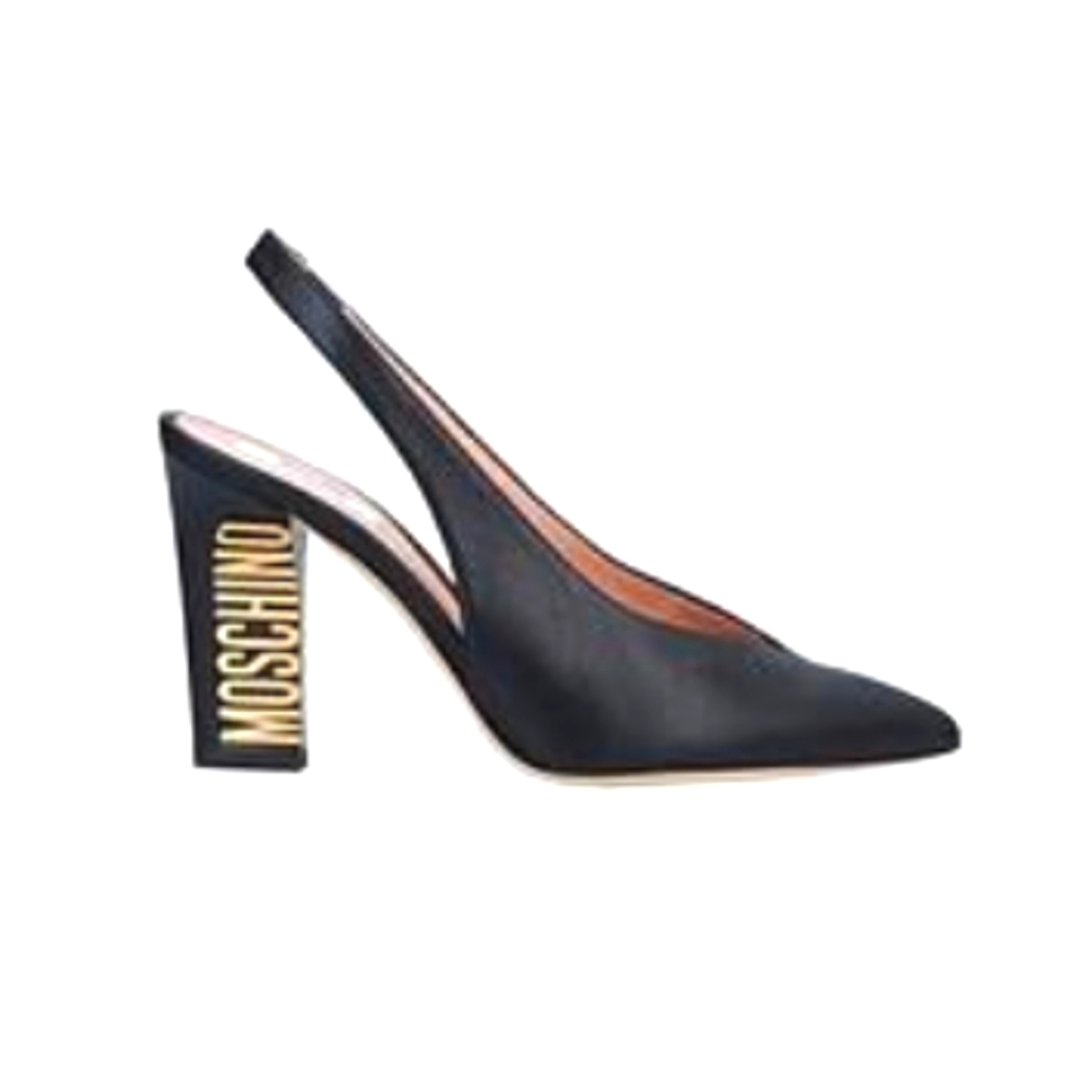 MOSCHINO - Black Slingbacks